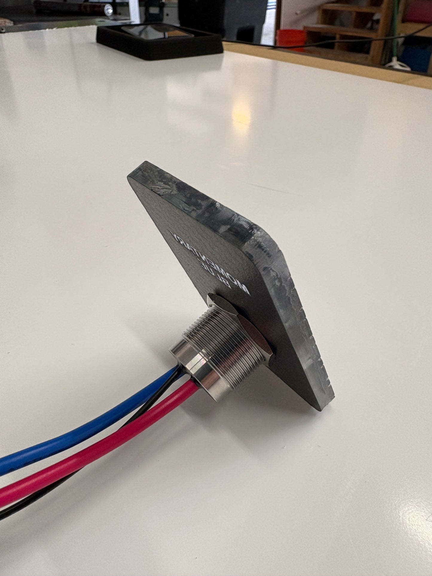 22 MM 3/4 Threaded Barrel Switch Blue (Momentary)